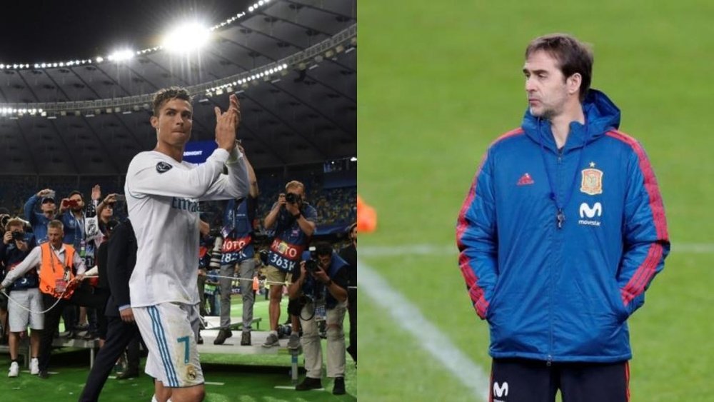 Cristiano et Lopetegui se croiseront en ce début de Mondial. BESoccer/AFp/EFE