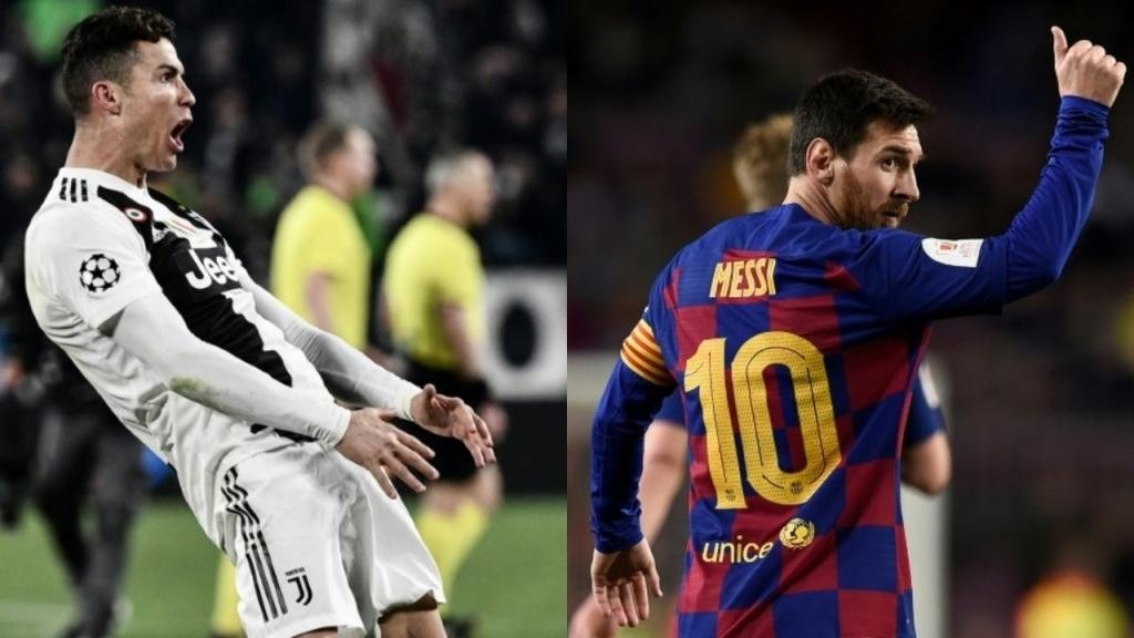 Bleacher Report Football - Two goals for Leo Messi vs. Valencia. Two goals  for Cristiano Ronaldo vs. Parma. Still pushing each other 🙌