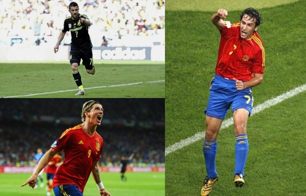 Todos son historia de la Selección Española. EFE/Archivo