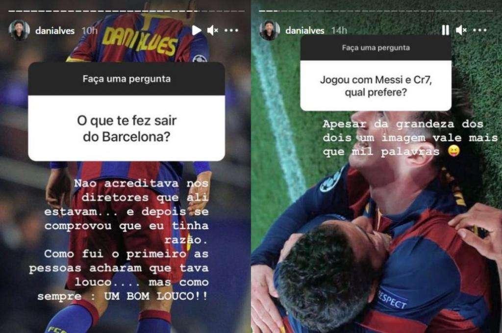 Alves y su salida del Barça