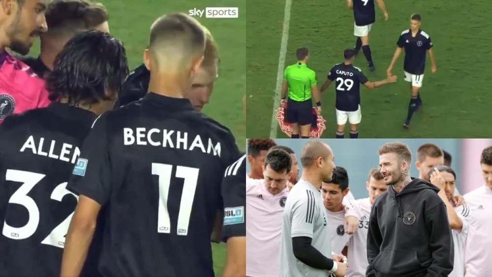 El objetivo de Romeo Beckham es jugar en el Inter de Miami. Captura/SkySports/AFP