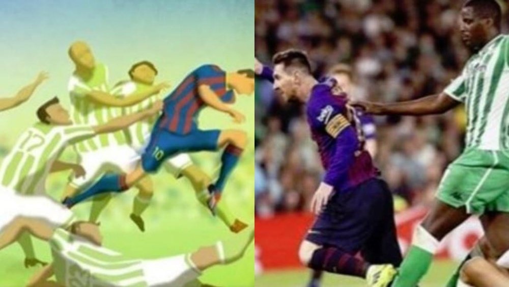 El dibujo de Messi que se convirtió en realidad. Facebook/SuhasNahian