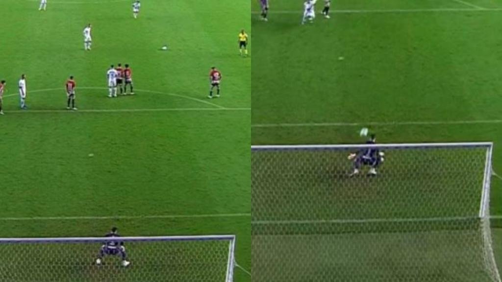 La insólita barrera de Volpi permitió el empate de Santos