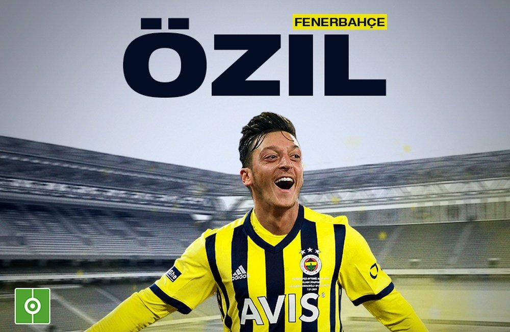 Mesut Özil é o novo meio-campista do Fenerbahçe. BeSoccer