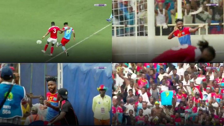 Un gol de Bakambu metió a RD Congo en la Copa África