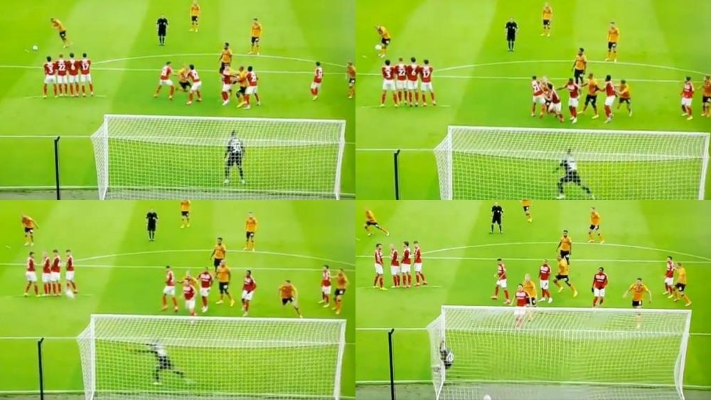 Kane scored a lovely free-kick. Capturas/SkyBetChampionship