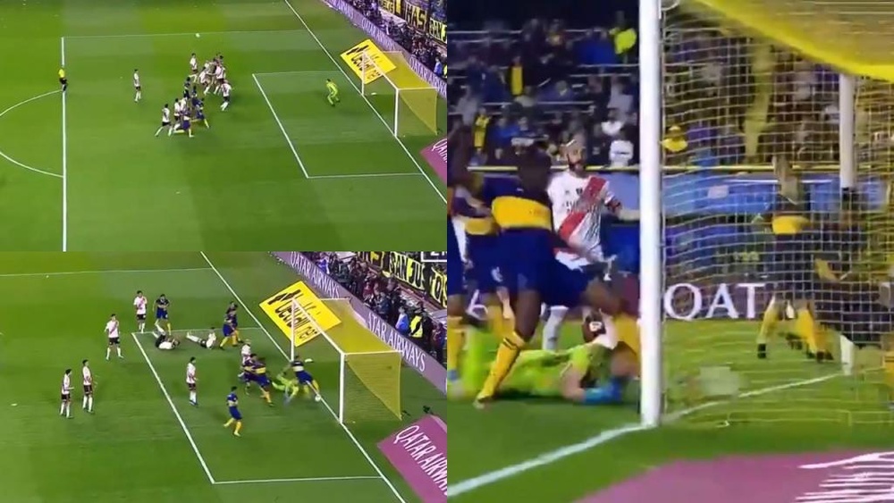 Hurtado le dio esperanzas a Boca. Capturas/DAZN