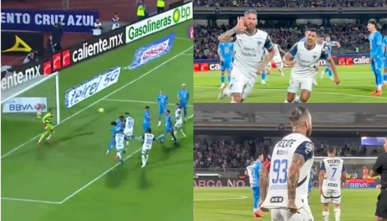 Sergio Ramos lleva dos goles. Captura/LigaBBVAMX