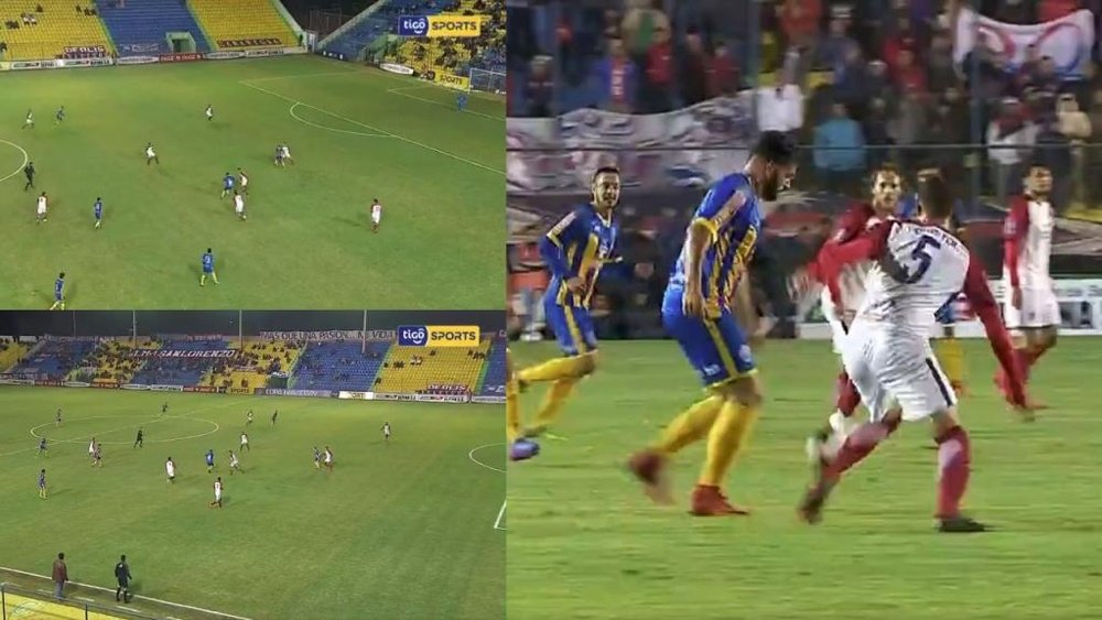 Mario Ricardo scored a simply stunning goal. Twitter/TigoSports