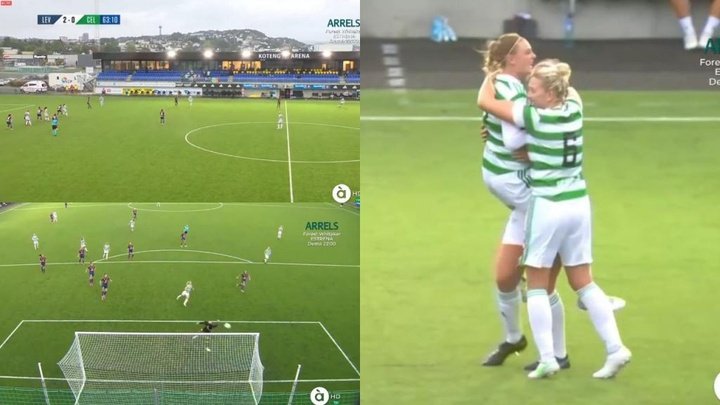 Celtic Women pull one back against Levante... from their own half!