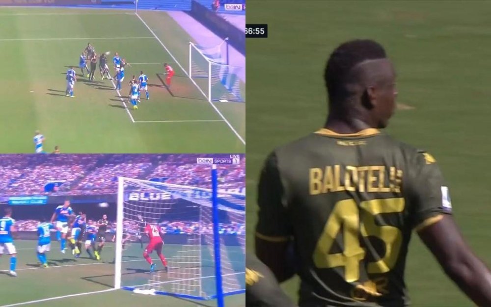 Balotelli, 1469 jours après !. Captura/beINSPORTS