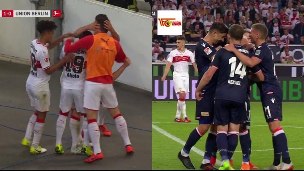 Gentner put Stuttgart in front and Abdullahi levelled two minutes later. Capturas/FOXSports