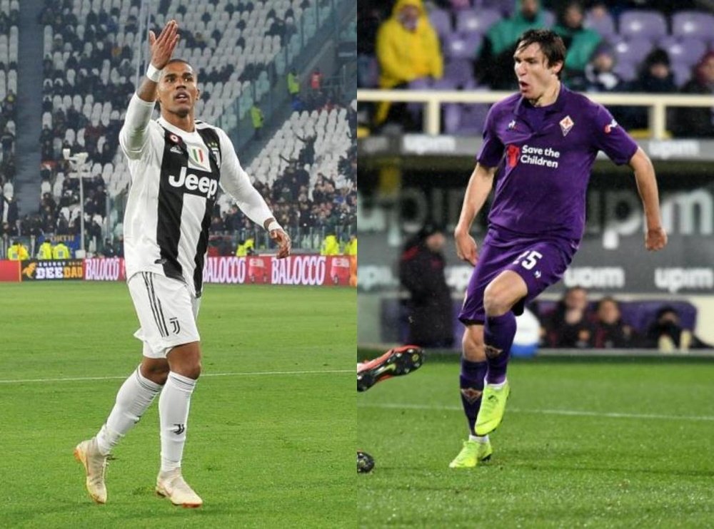 Douglas Costa and Federico Chiesa may well be at different clubs by the end of the season. AFP/EFE