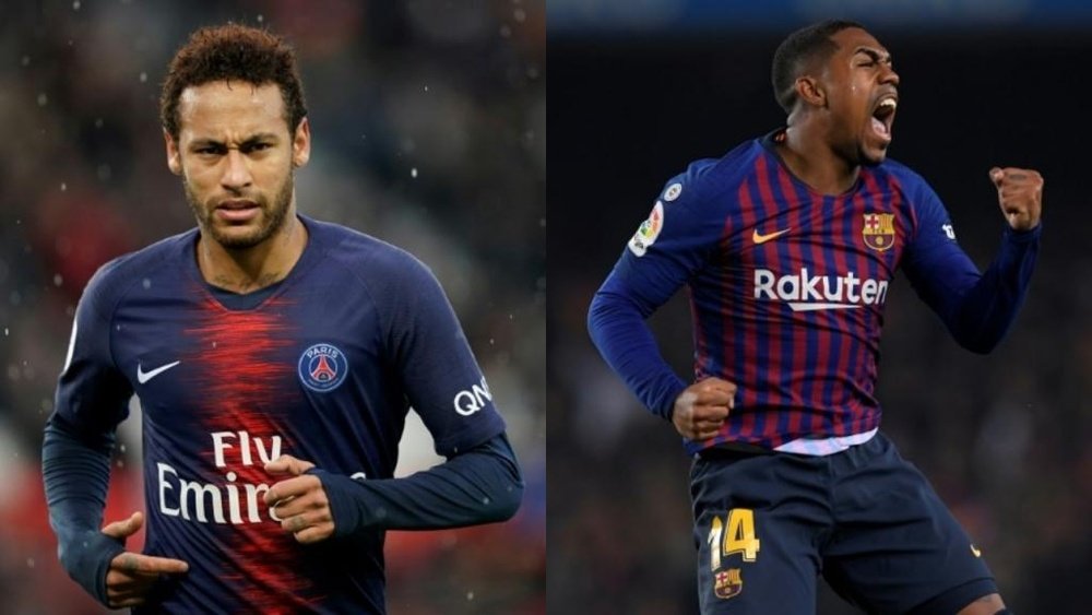 Neymar and Malcom, could they be moving on in the summer? AFP