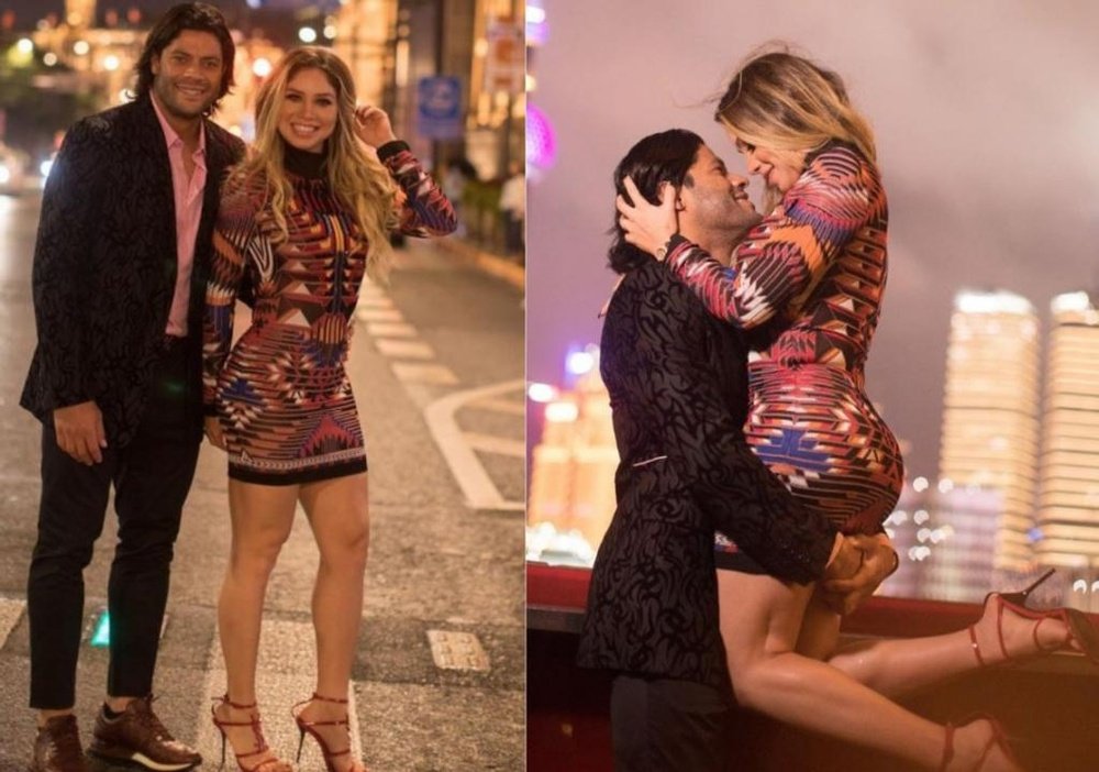 La pareja es muy feliz en China. Instagram/hulkparaiba