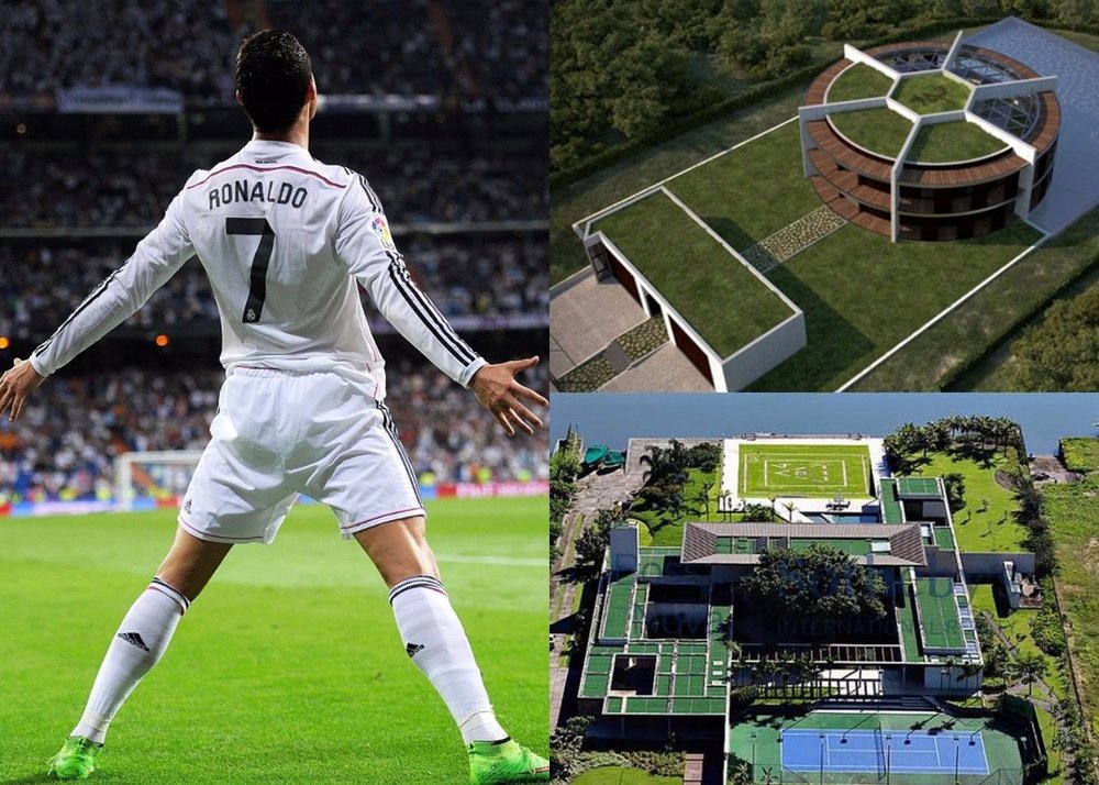 Cristiano Ronaldo and two amazing mansions. BeSoccer
