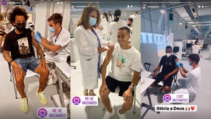 Des joueurs du Real Madrid se sont fait vacciner