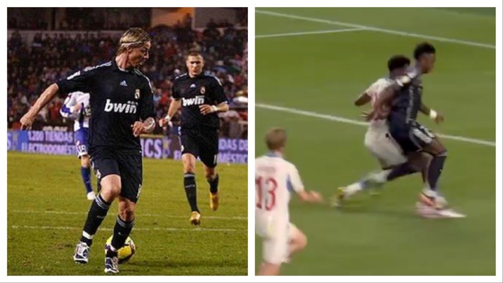 Vinicius set up Valverde with a magical assist against Salzburg. EFE/Screenshot/DAZN
