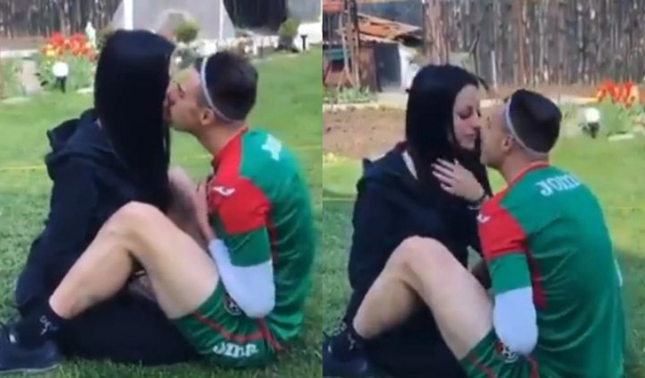 El 'kiss training' de Candreva llegó hasta Bulgaria