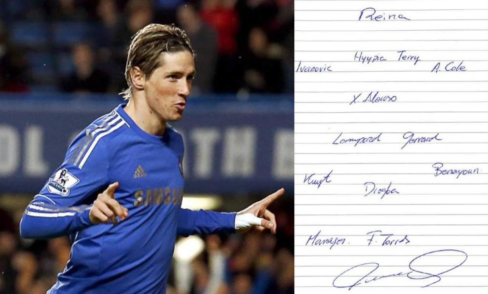 Torres no dudó en ponerse como entrenador de este gran equipo. EFE/ChelseaFC