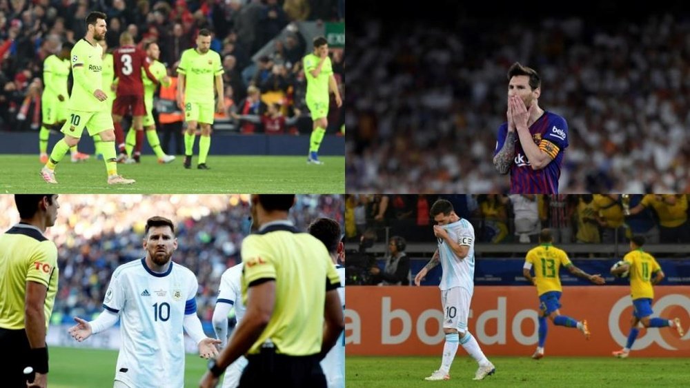Messi and his two months long nightmare. AFP/EFE