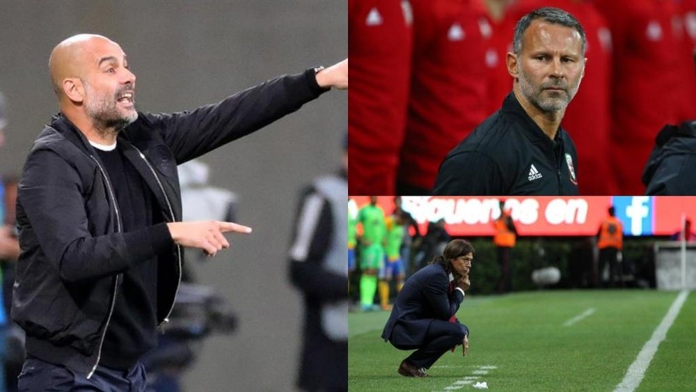 Pep Guardiola, Ryan Giggs and Matías Almeyda all make the list. AFP/EFE