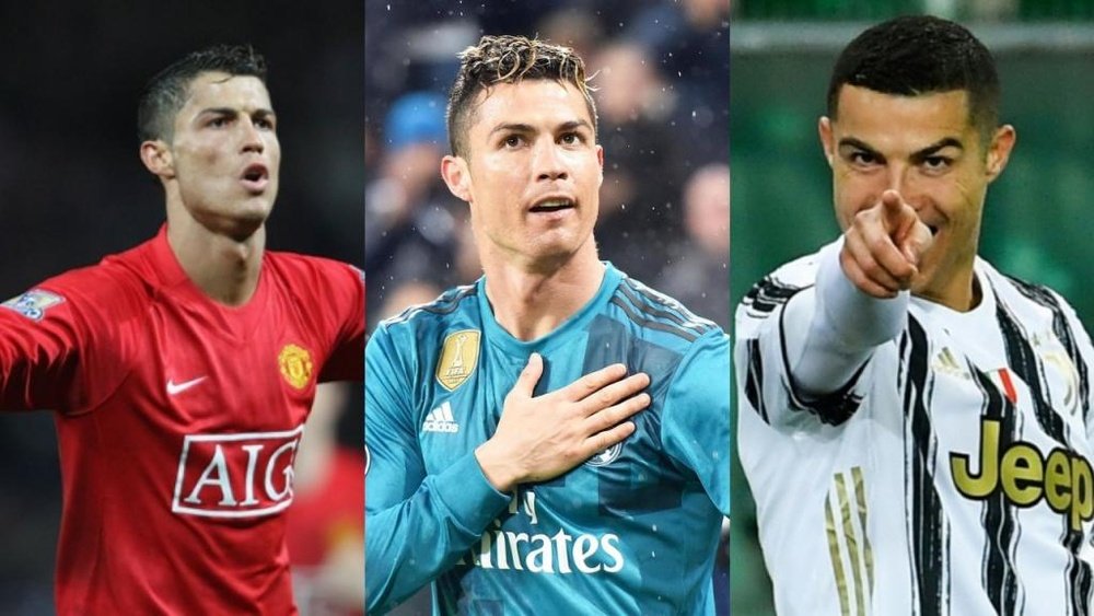 Cristiano ha ganado Liga, Copa y Supercopa en tres países distintos. AFP