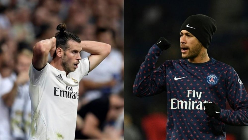Bale-Neymar: a swap deal no one expected has reportedly started. EFE/AFP