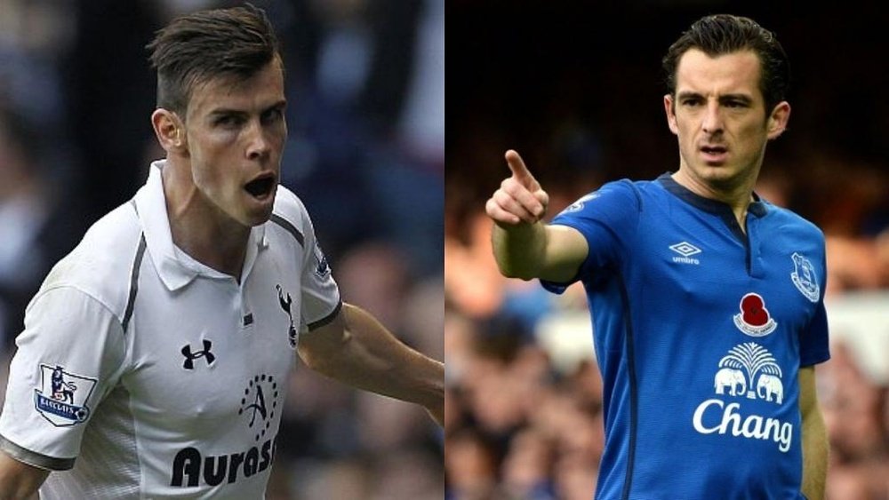 Gareth Bale almost got traded for Leighton Baines. AFP