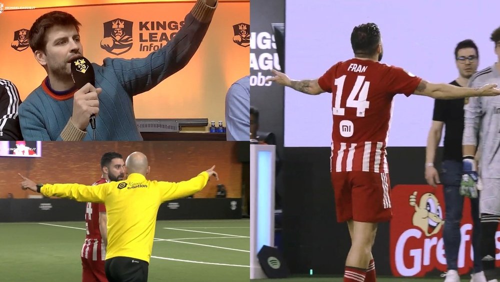 Fran Hernández le pidió explicaciones a Piqué. Captura/Twitter/KingsLeague
