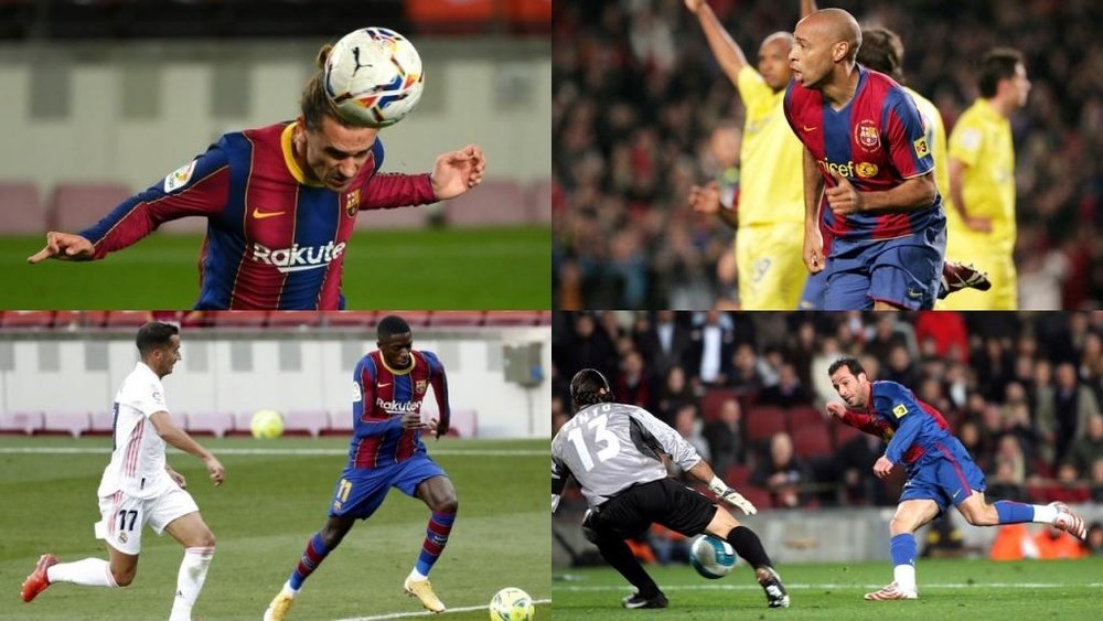 Os 10 maiores artilheiros franceses da história do Barcelona. AFP - FC Barcelona