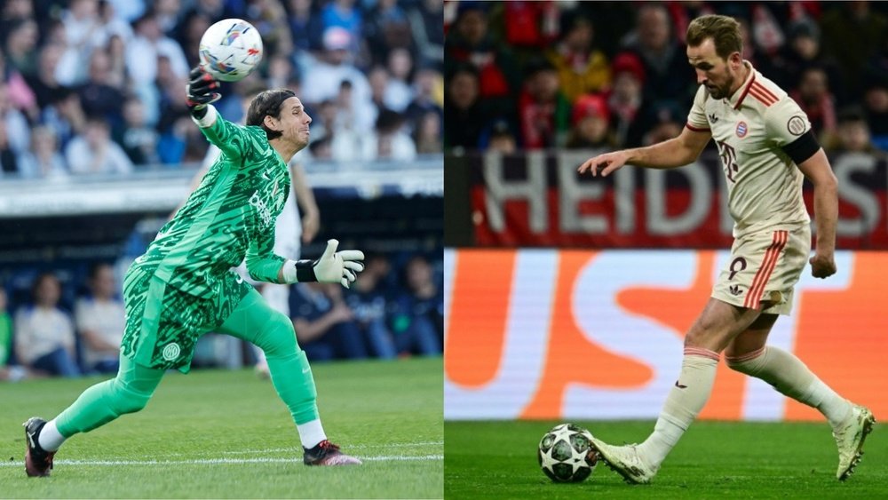 Kane vs Sommer: el ariete frente al muro. AFP