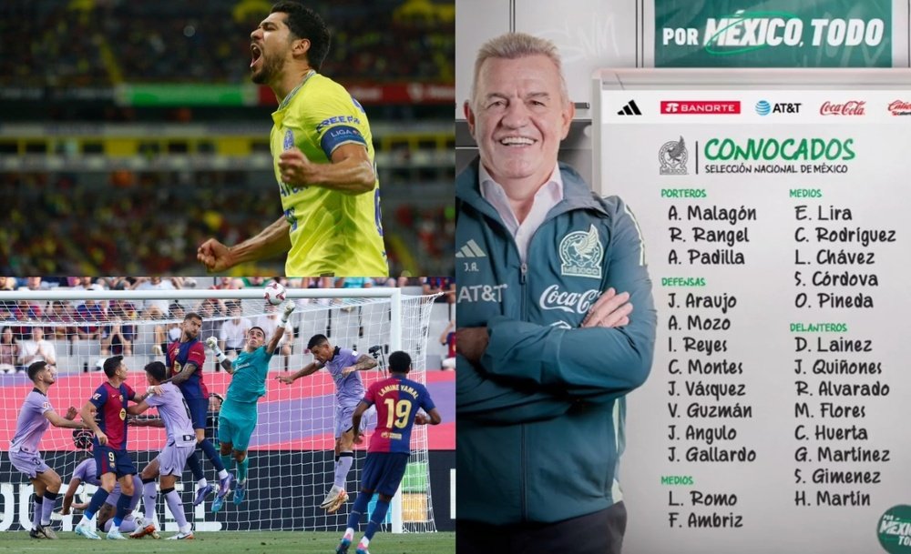 La convocatoria de México, confirmada. EFE-Twitter/miseleccionmx