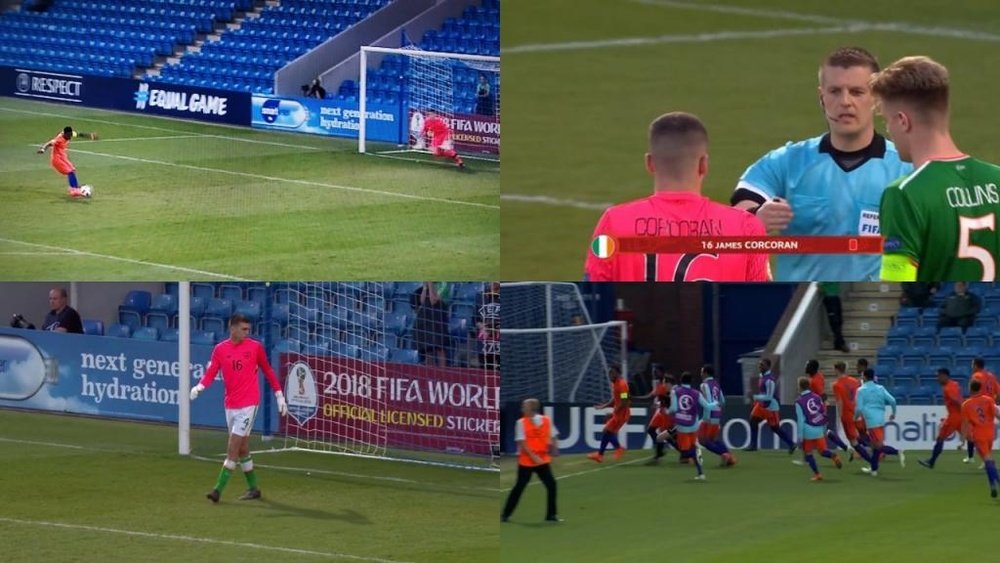 Corcoran fell on the wrong side of some tough officiating. BeSoccer