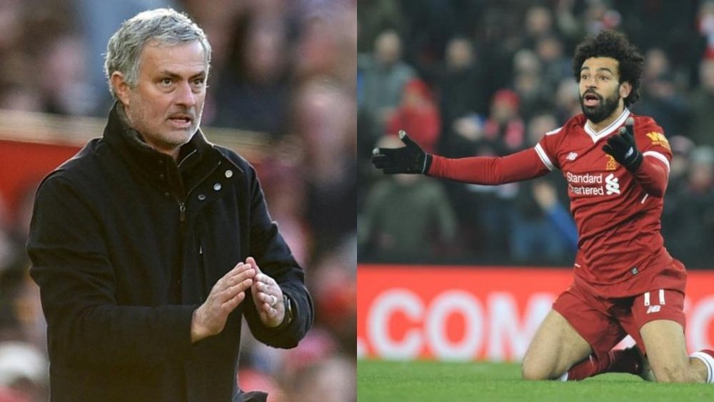 Mourinho tuvo a Salah bajo sus órdenes en el Chelsea. EFE