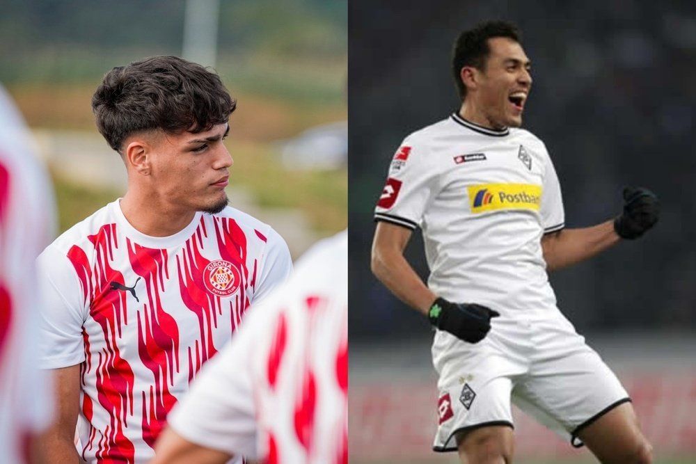 Juan Aragon Jr. podría debutar hoy para seguir la saga venezolana. GironaFC/EFE