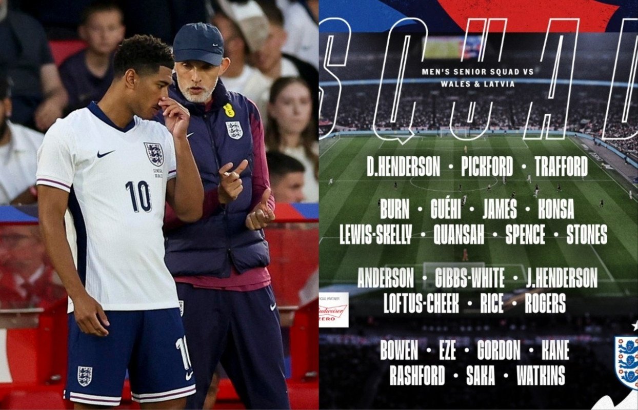 Tuchel aún deja a Bellingham fuera de la lista de Inglaterra