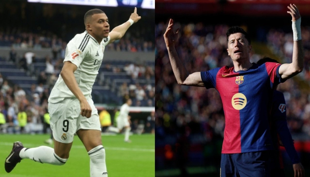 La Liga top scorer race heats up in 'El Clasico': Mbappe vs Lewandowski