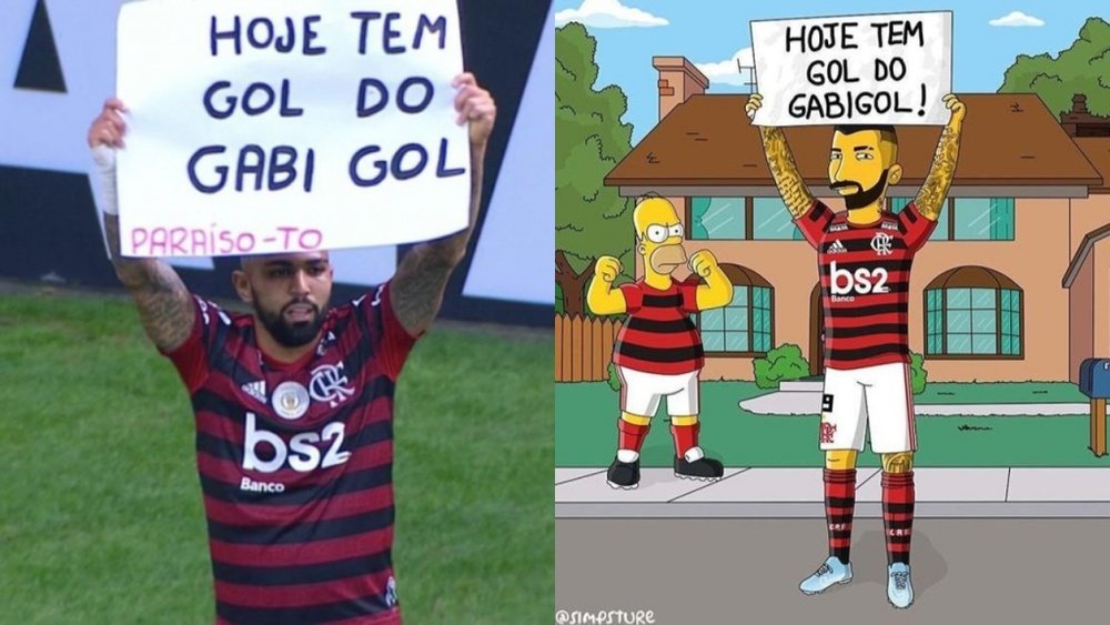 A FIFA criou um personagem do desenho animado para Gabigol. Captura/Premiere/FIFA