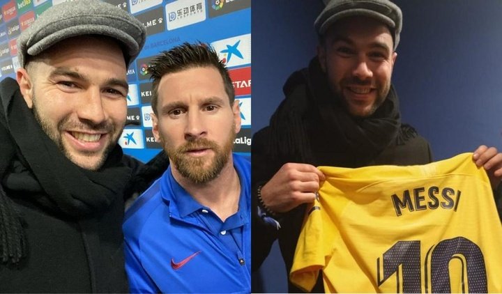 ¿Quién se quedó la camiseta de Messi, Grillo o Vargas?