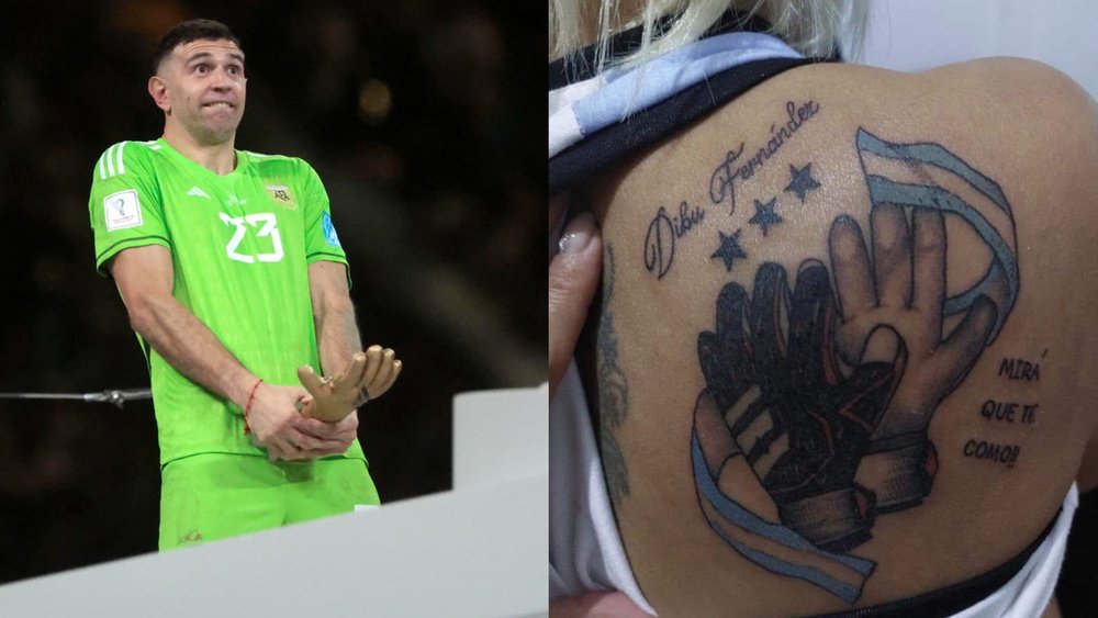 El tatuaje con el insólito error ya se ha hecho viral. EFE/Captura/Twitter/BarVBarbis