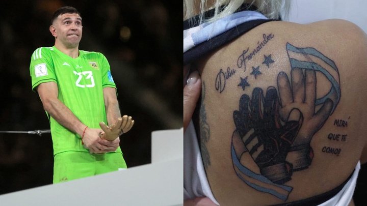 A tatuagem mais viral da Argentina por uma falha; 