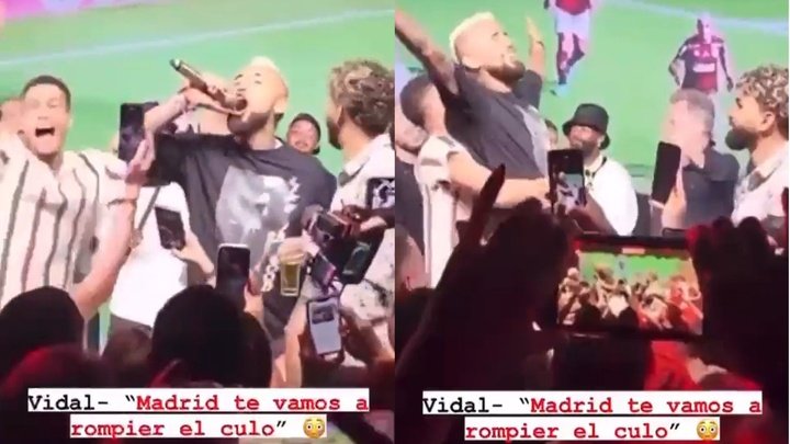 La provocación de Arturo Vidal tras ganar la Libertadores: 
