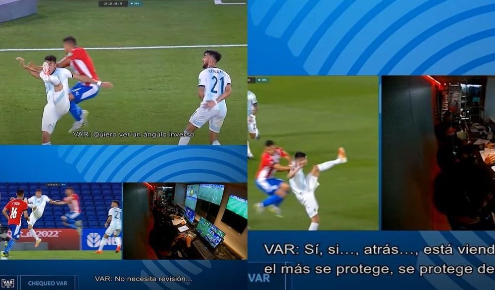 El argentino sufrió una fractura en la zona lumbar. YouTube/CONMEBOL