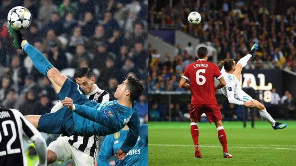 Cristiano y Bale hicieron dos chilenas impresionantes en la pasada Champions. BeSoccer