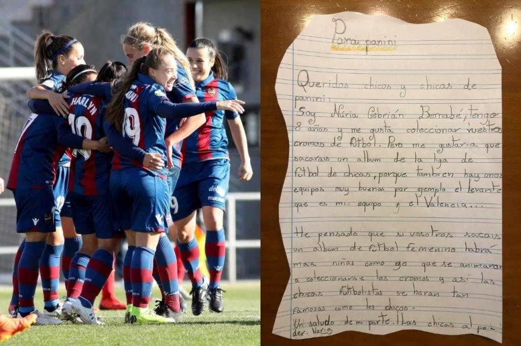 La carta de la pequeña ya es viral. LevanteUD/Twitter