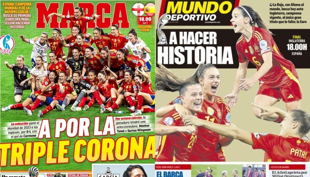 Portadas de la prensa deportiva del 27-07-2025. Marca/MD