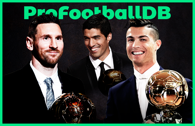 Barcelona's Ballon d'Ors! Luis Suarez, Ronaldinho, Messi, and