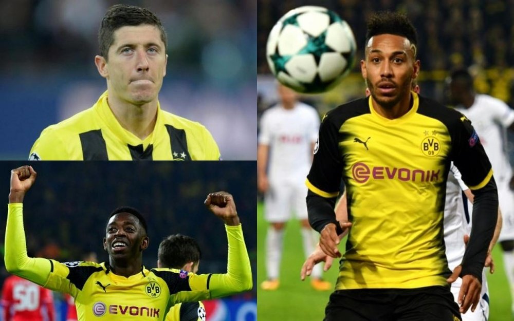 Grandes estrellas han pasado por las filas del Borussia. Montaje/AFP