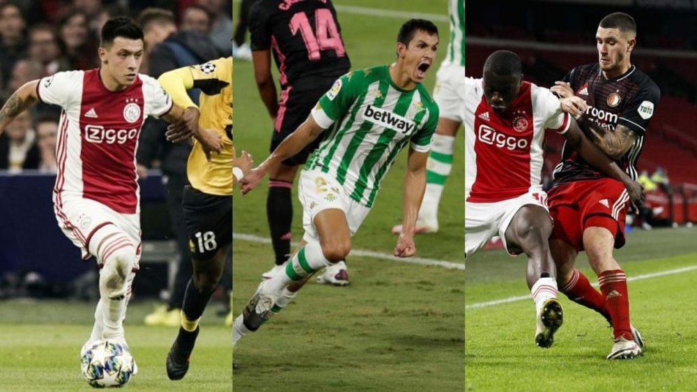 Las tres alternativas asequibles que baraja el Barça para una zaga sin Umtiti. AFP/EFE